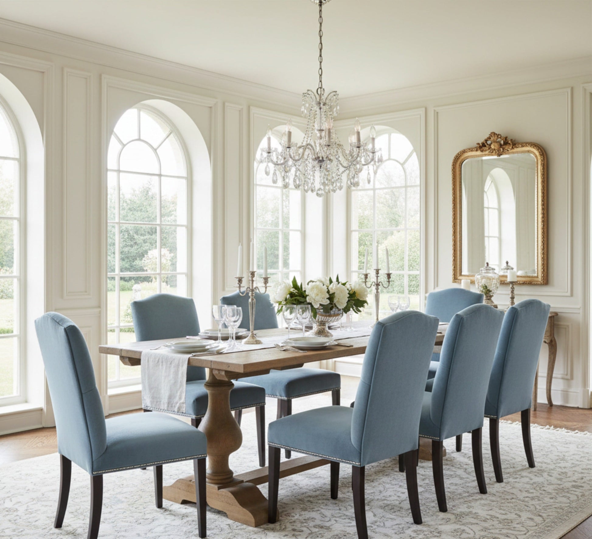 Adams Mango Wood Dining Table with Extension