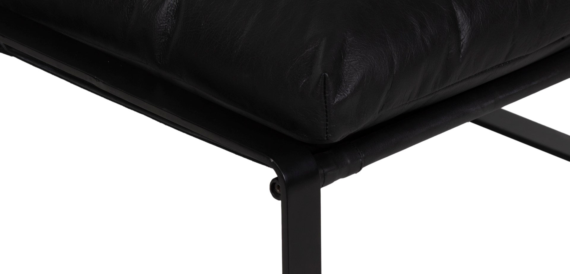 Damo Leather Ottoman