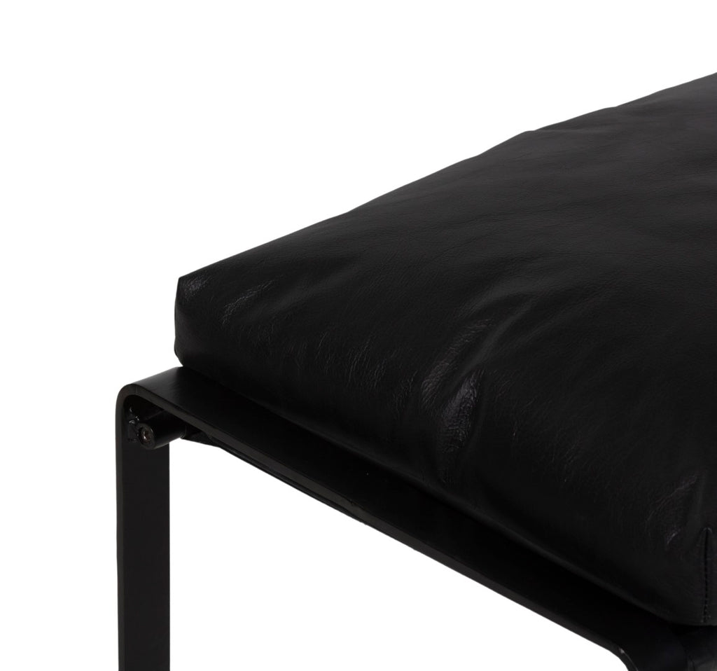 Damo Leather Ottoman