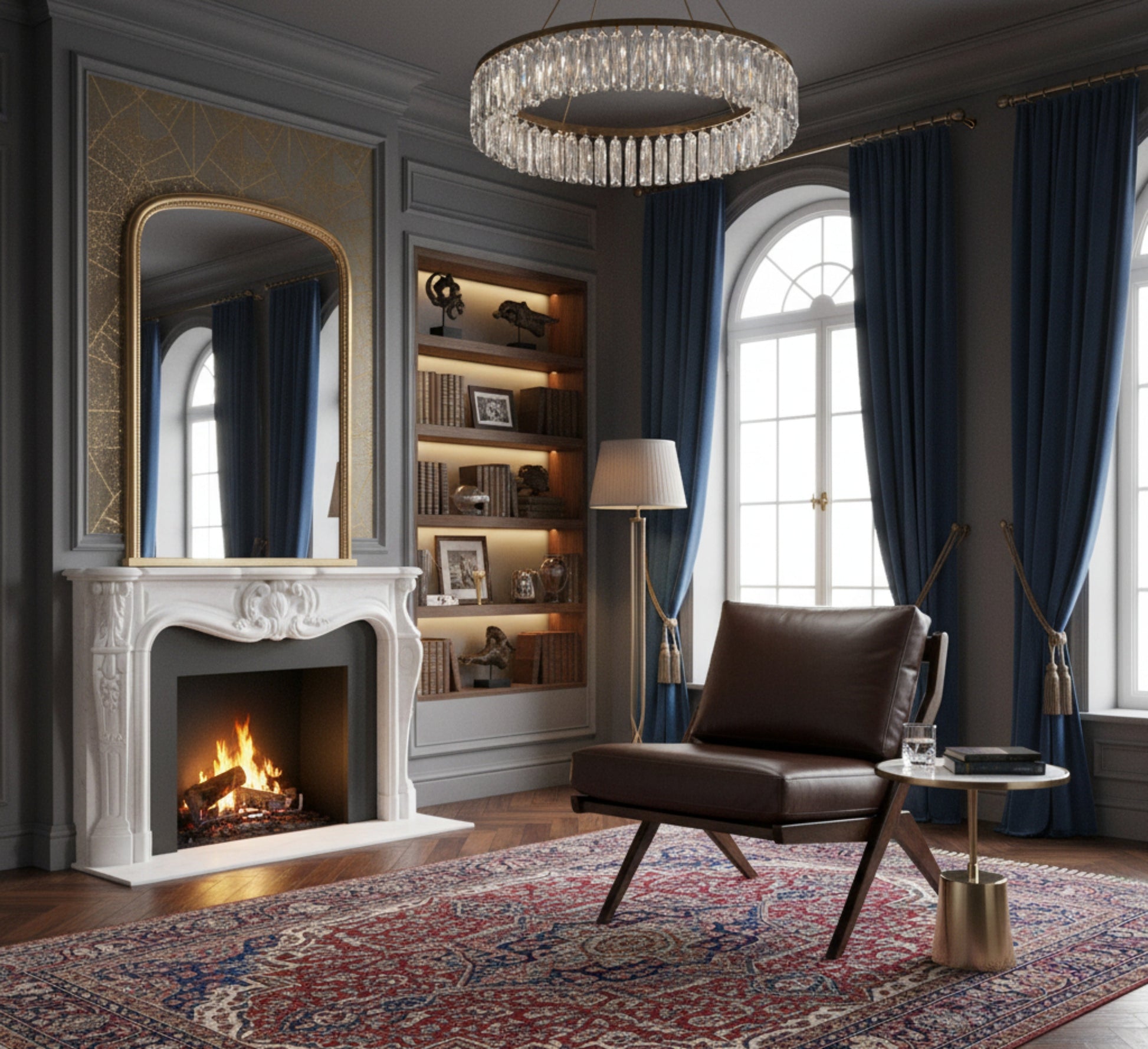 Cali Leather Accent Chair