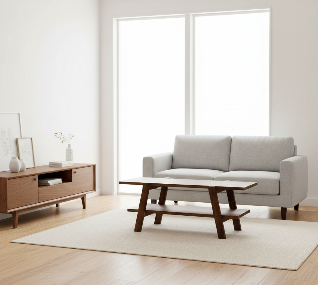 Mabel Acacia Wood Coffee Table