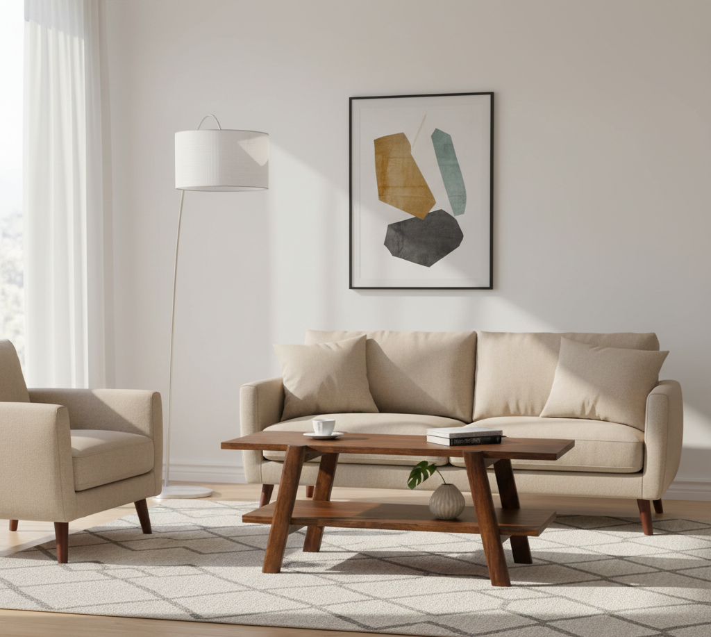 Mabel Acacia Wood Coffee Table