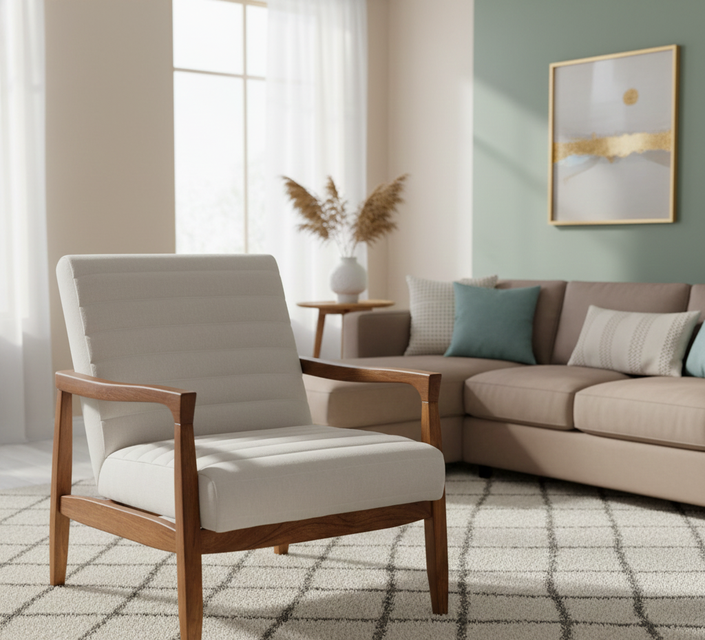 Albi Mango Wood Armchair