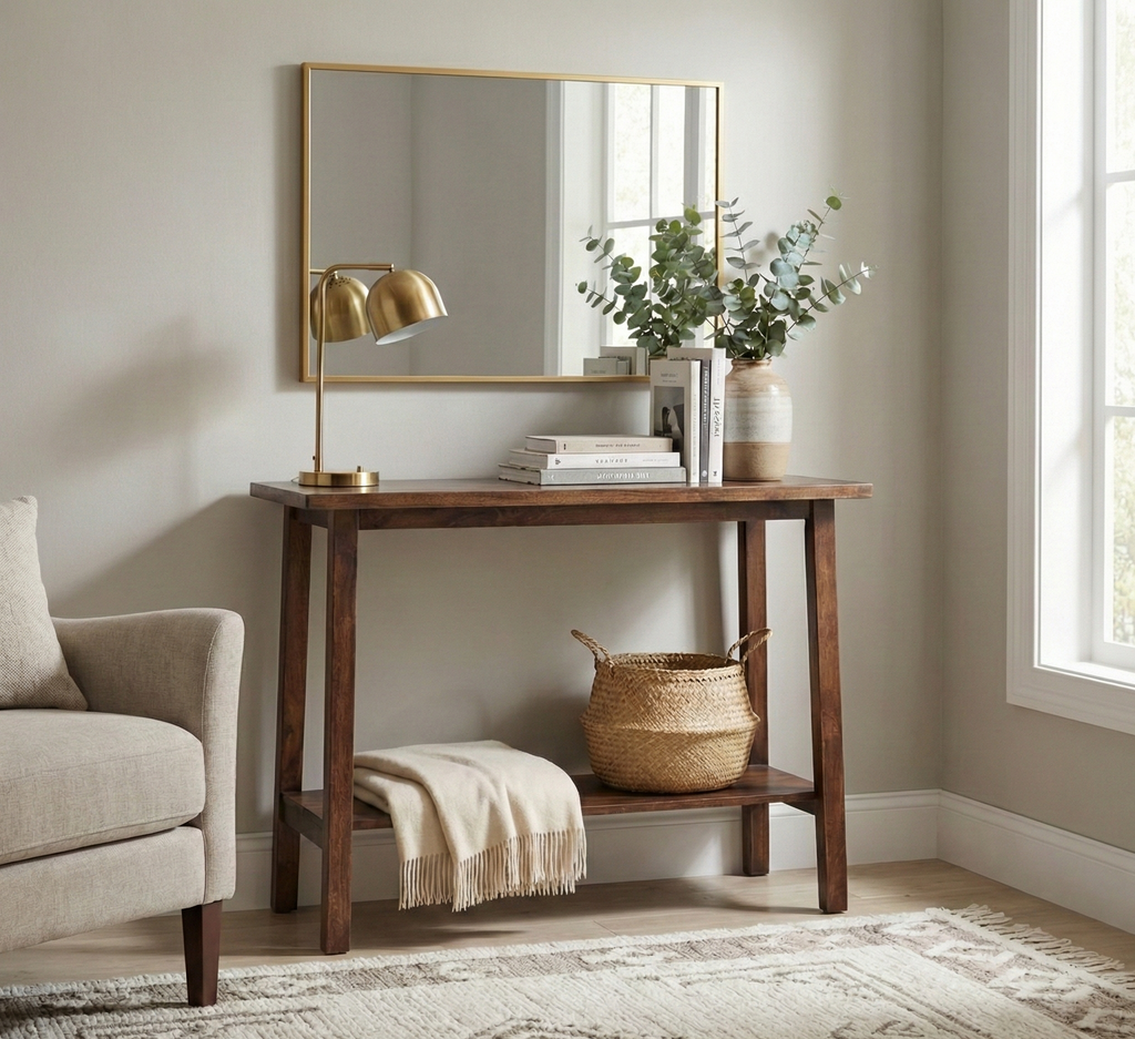 Amara Acacia Wood Console Table