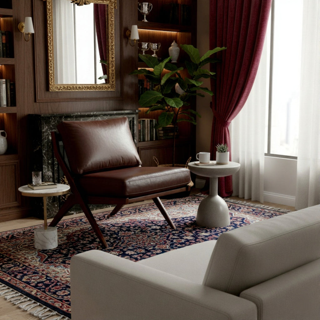 Cali Leather Accent Chair