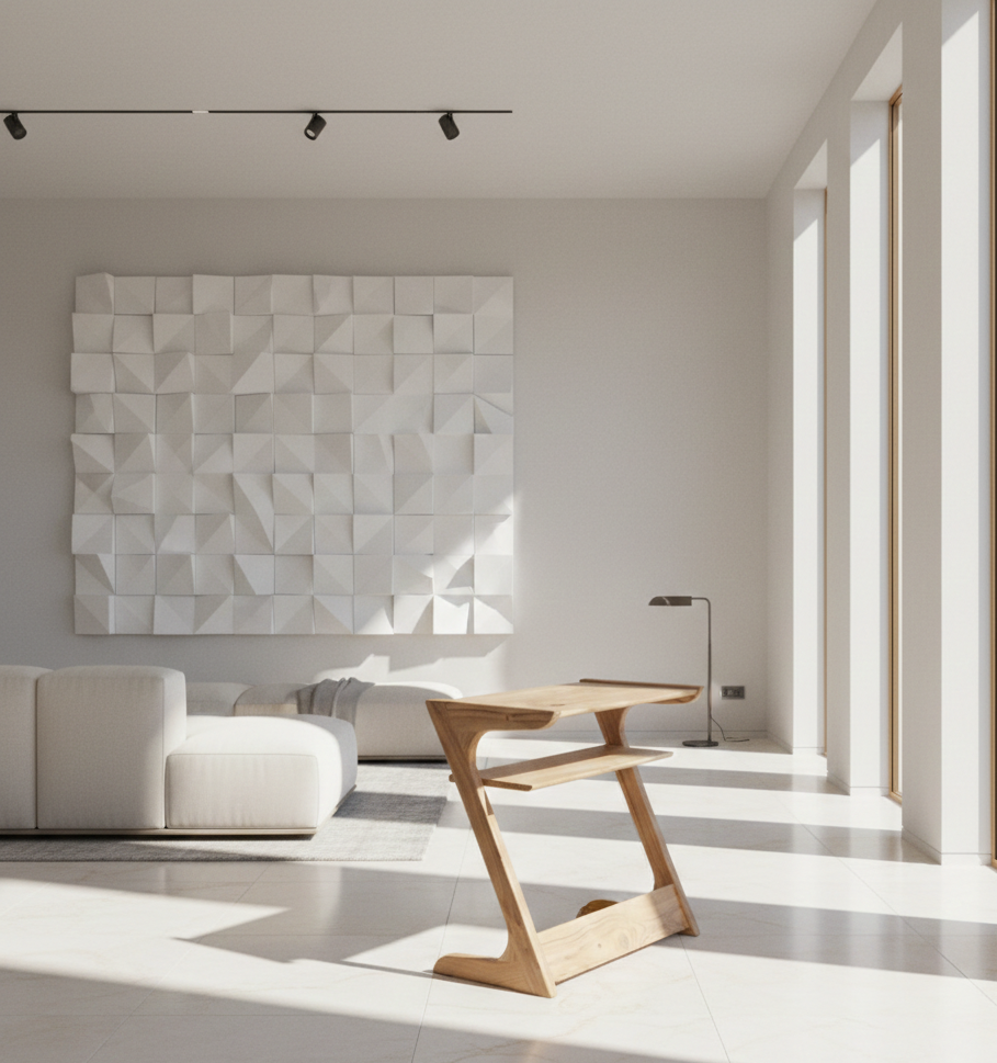 Pile Acacia Wood C Table