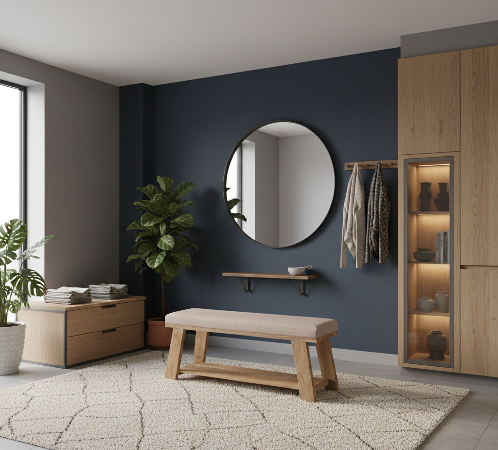 Aspen Acacia Wood Bench With Solid Shelf
