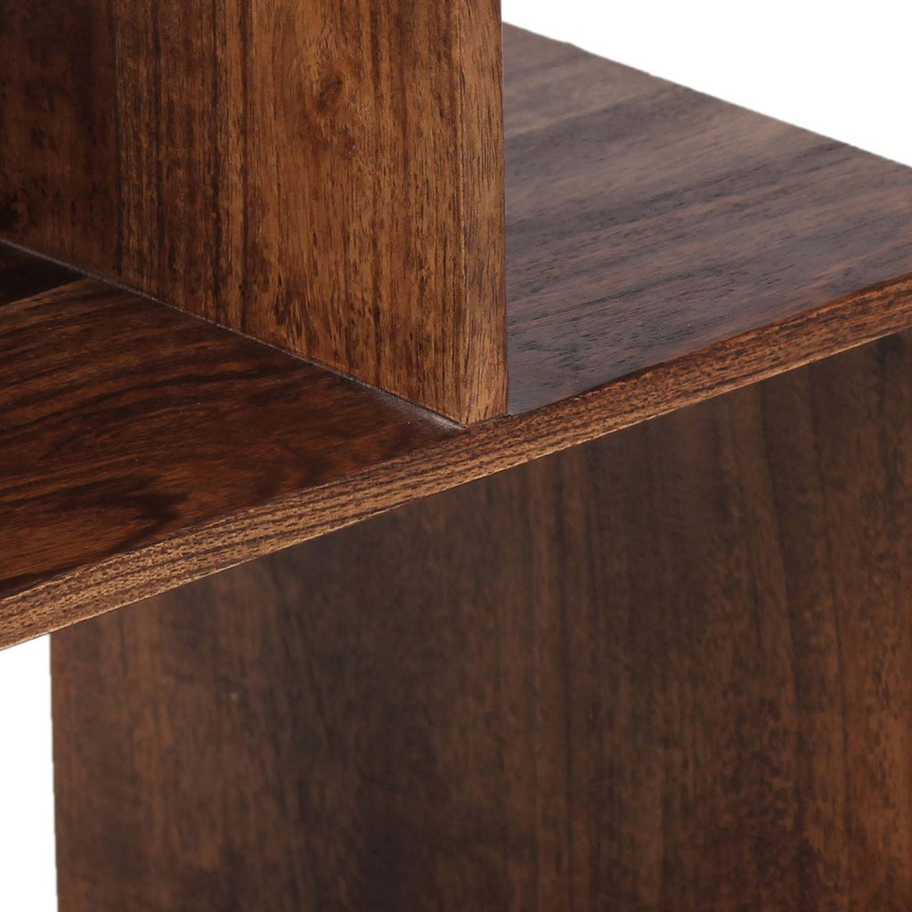 Riyad Acacia Wood 6 Compartment Bookcase