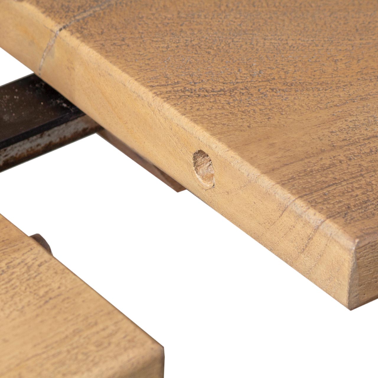 Adams Mango Wood Dining Table with Extension