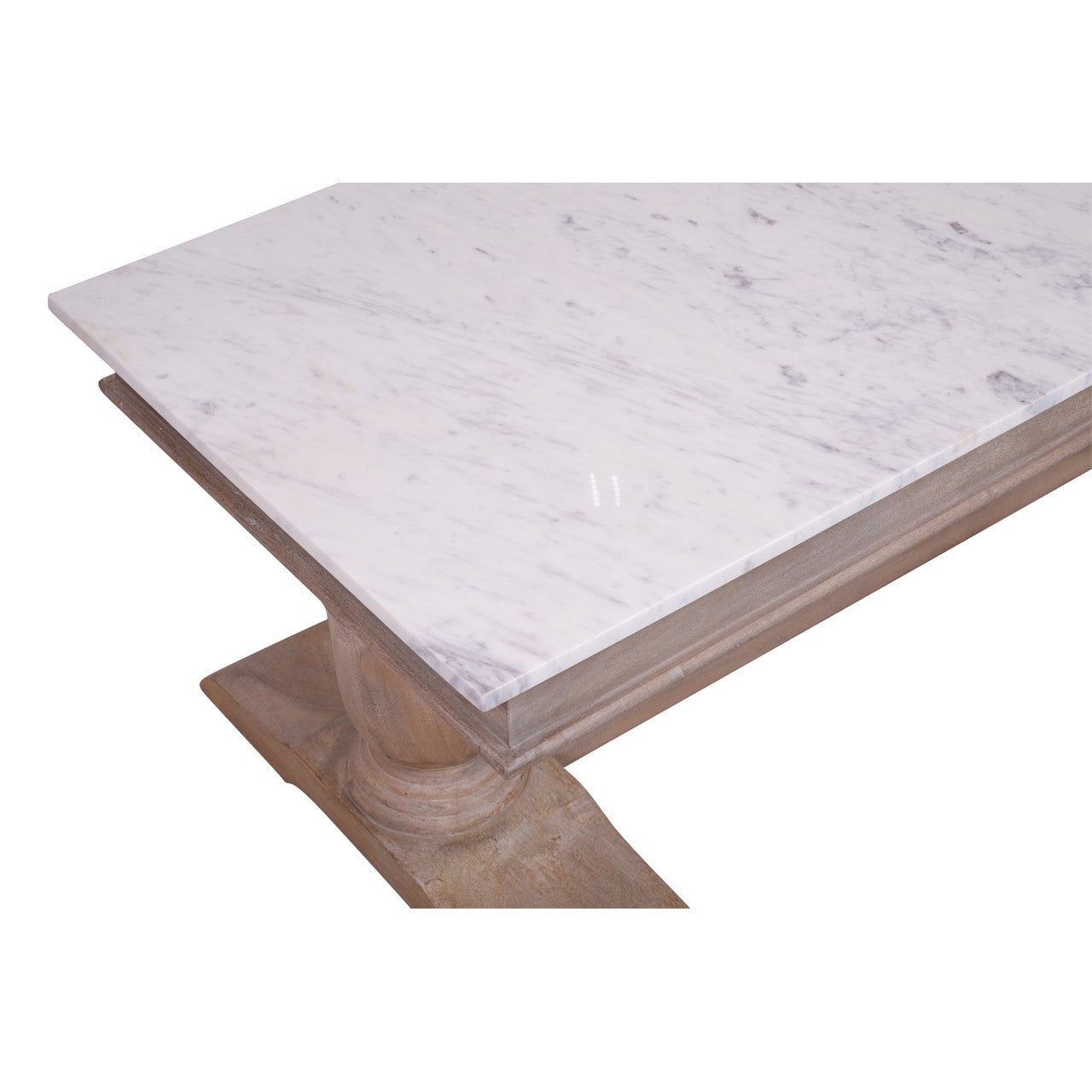 Adelaide Mango Coffee Table With Marble Top