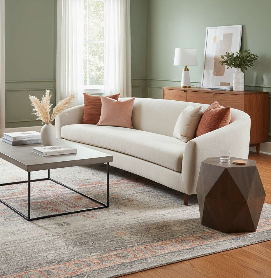 Aidan Mango Wood Diamond Side Table Large