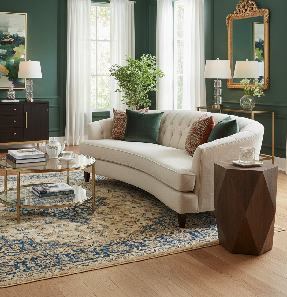 Aidan Mango Wood Diamond Side Table Tall