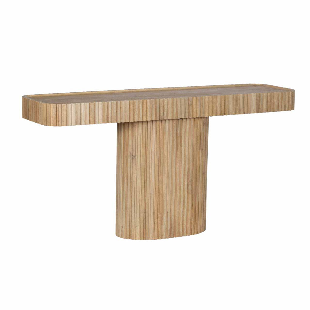Ajman Mango Wood Console Table - Natural