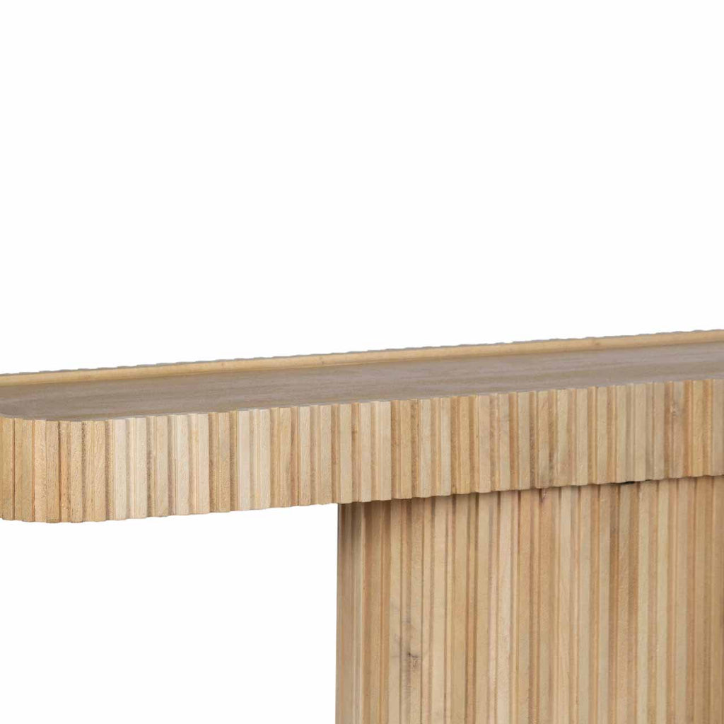 Ajman Mango Wood Console Table - Natural