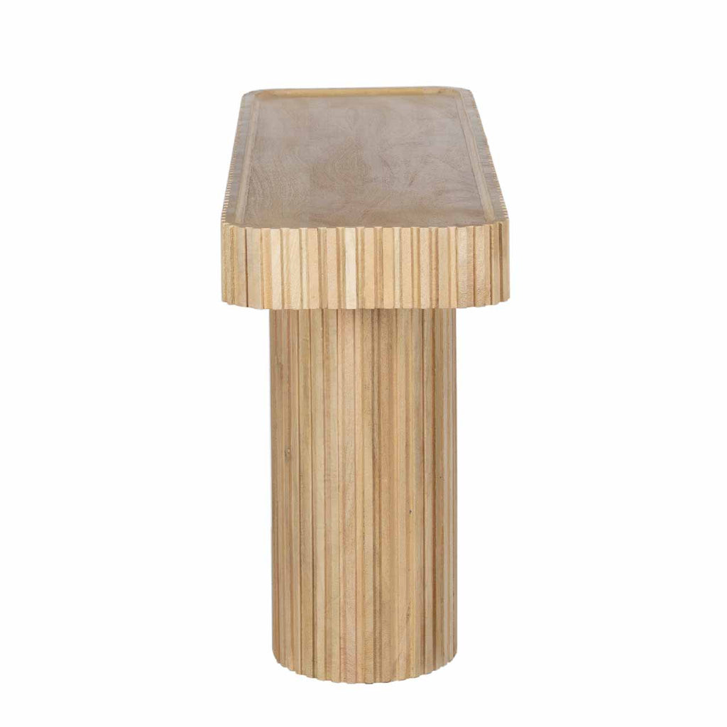 Ajman Mango Wood Console Table - Natural