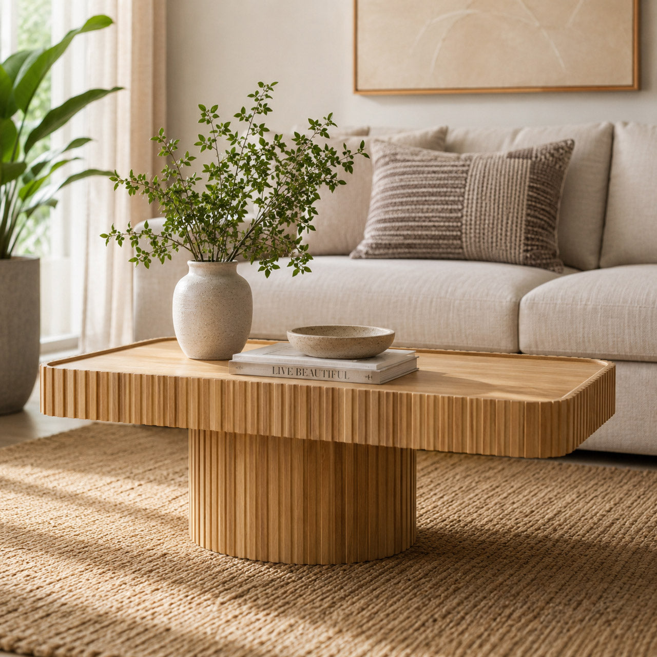 Ajman Mango Wood Coffee Table