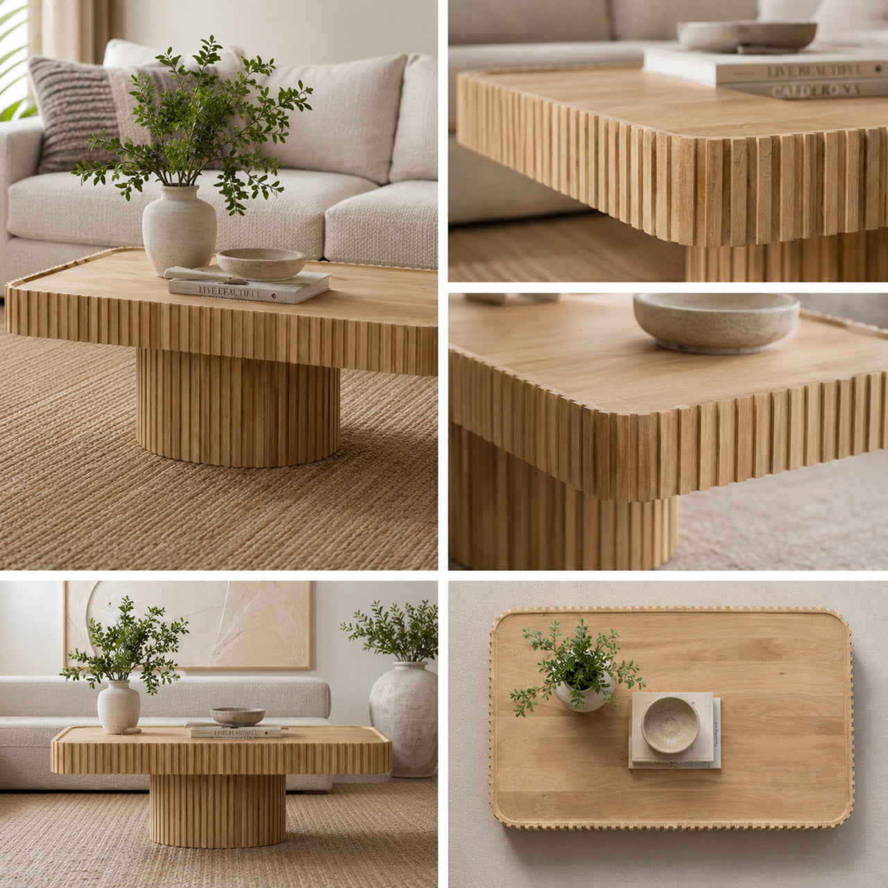 Ajman Mango Wood Coffee Table
