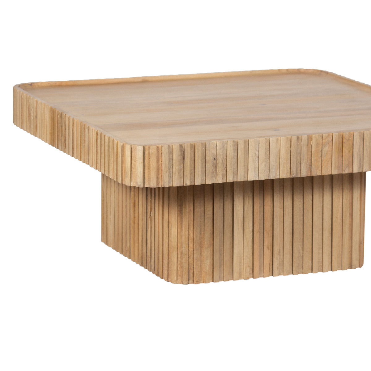 Ajman Mango Wood Square Coffee Table - Natural