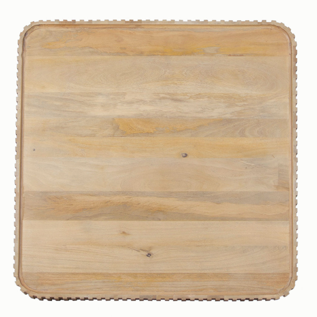 Ajman Mango Wood Square Coffee Table - Natural
