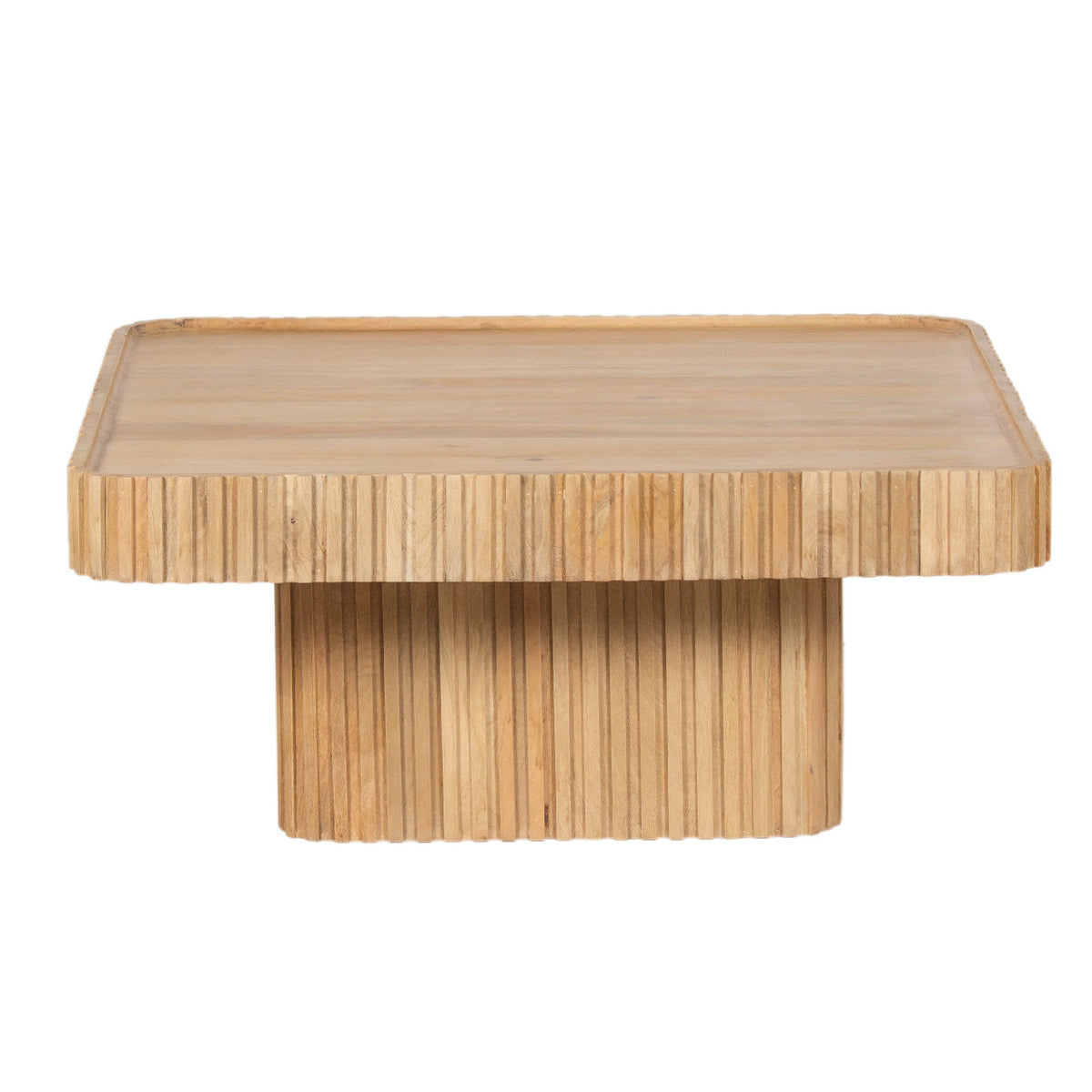 Ajman Mango Wood Square Coffee Table - Natural
