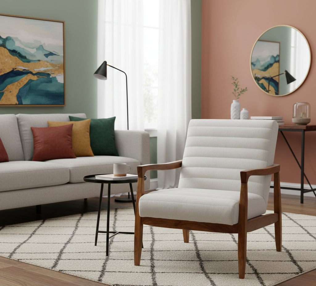 Albi Mango Wood Armchair