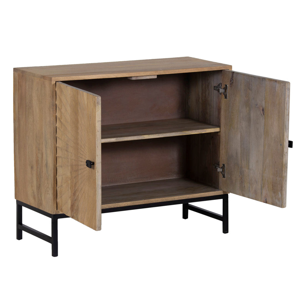 Alden Mango Wood 2 Door Cabinet