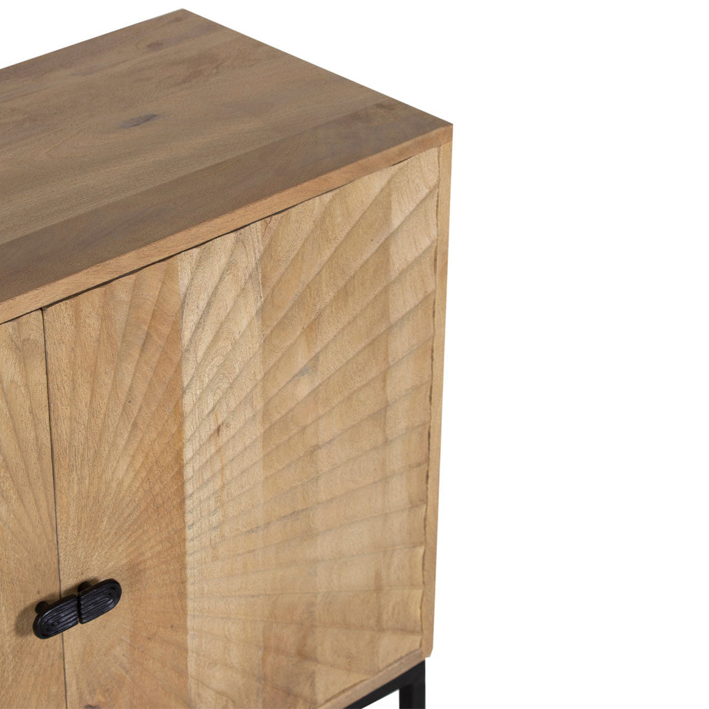 Alden Mango Wood 2 Door Cabinet