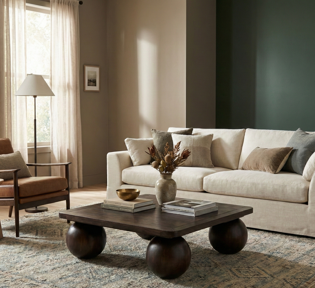 Alida Mango Wood Square Coffee Table