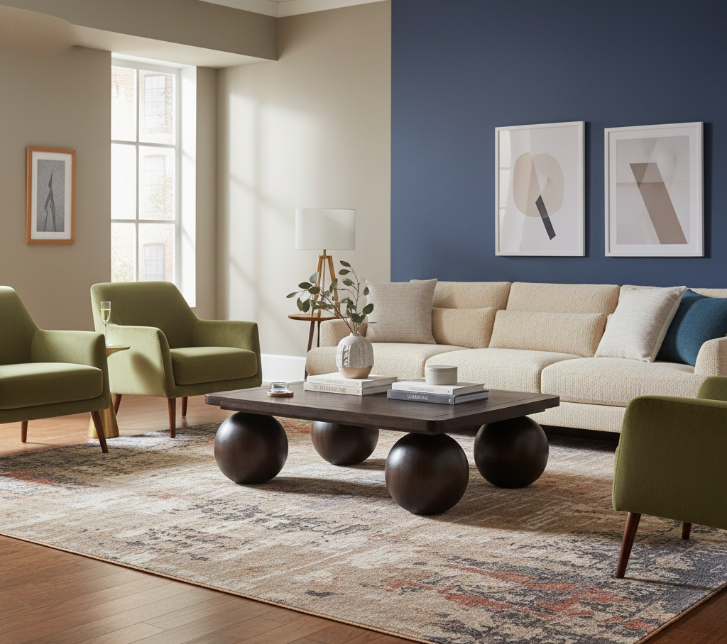 Alida Mango Wood Square Coffee Table