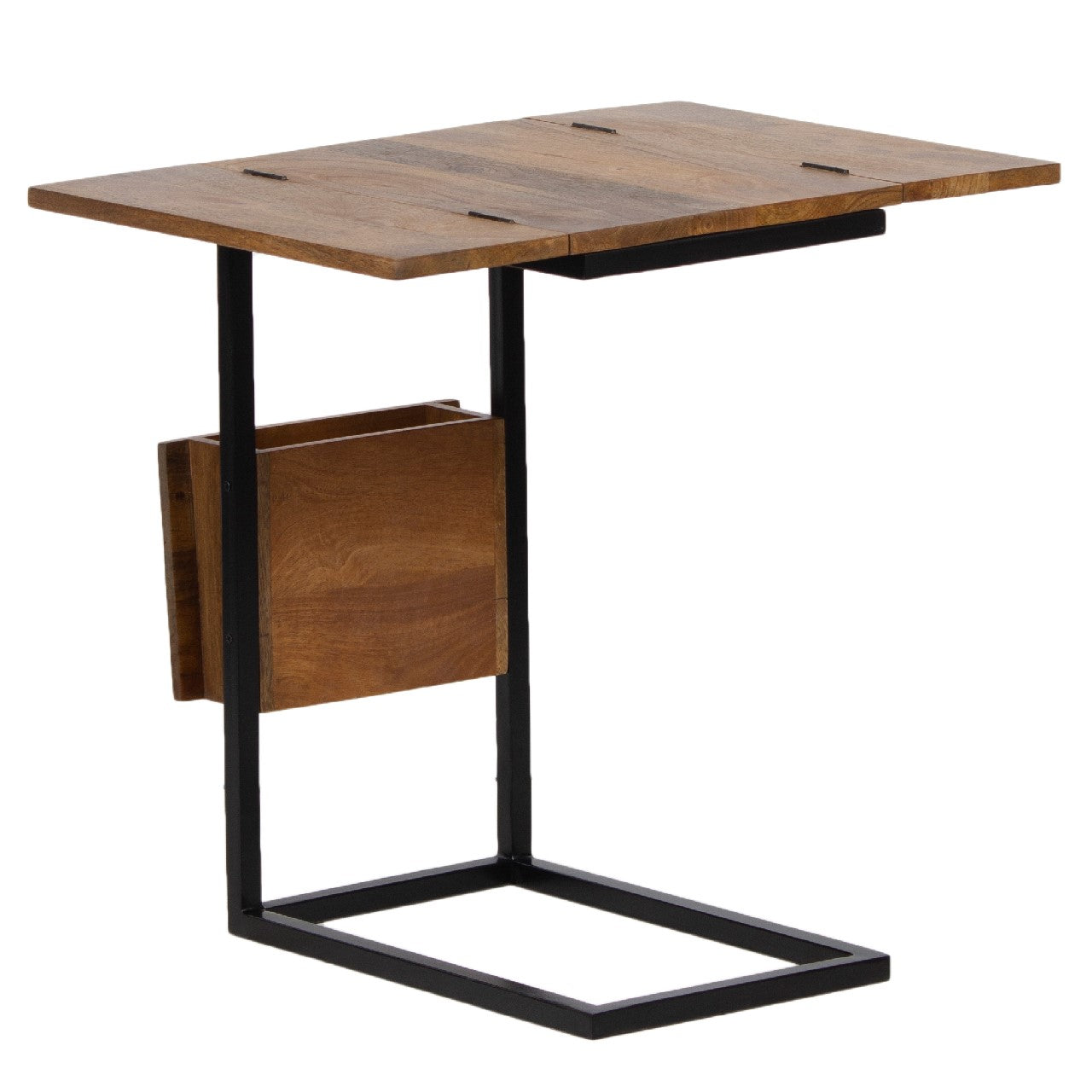Allen Mango Wood Metal C Table