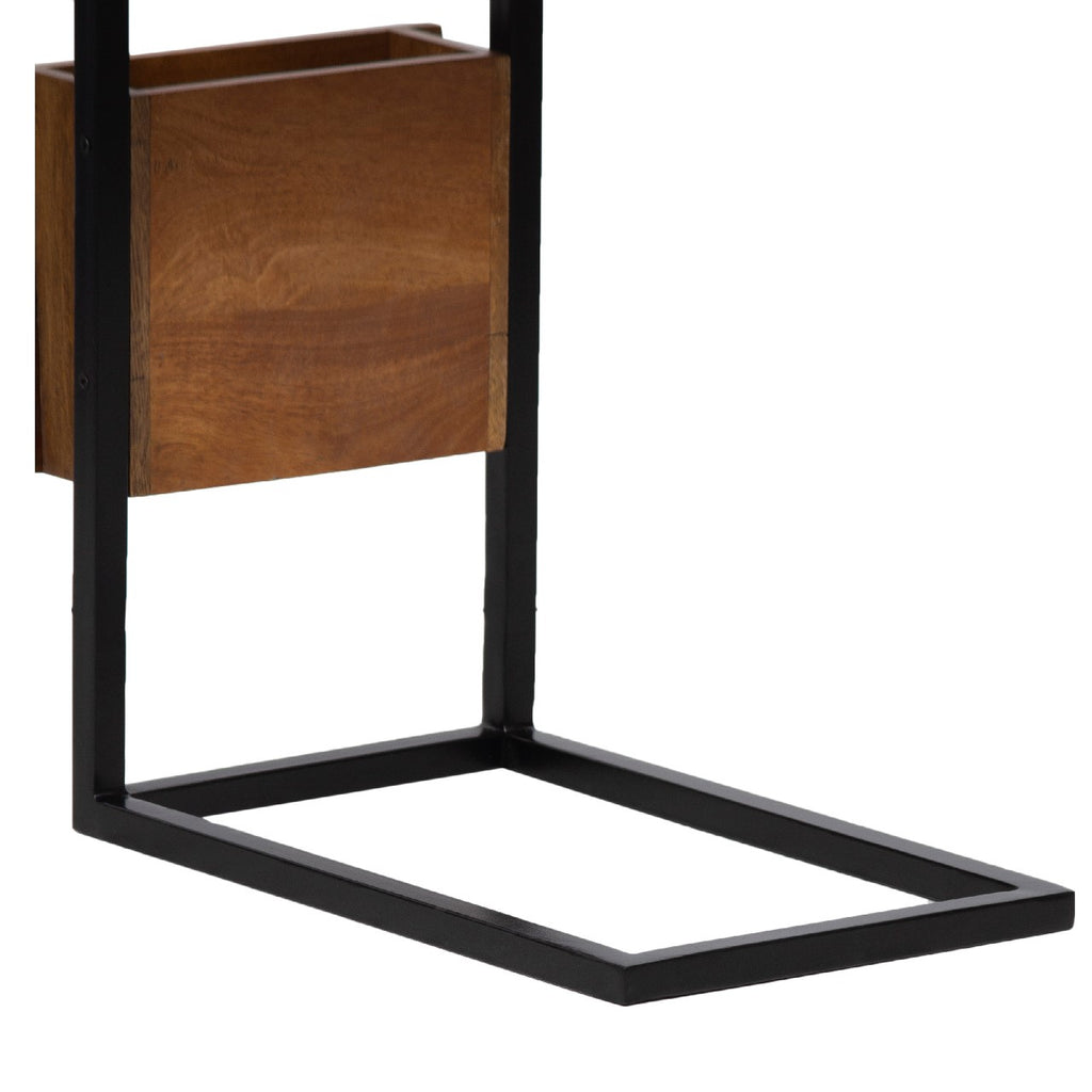 Allen Mango Wood Metal C Table