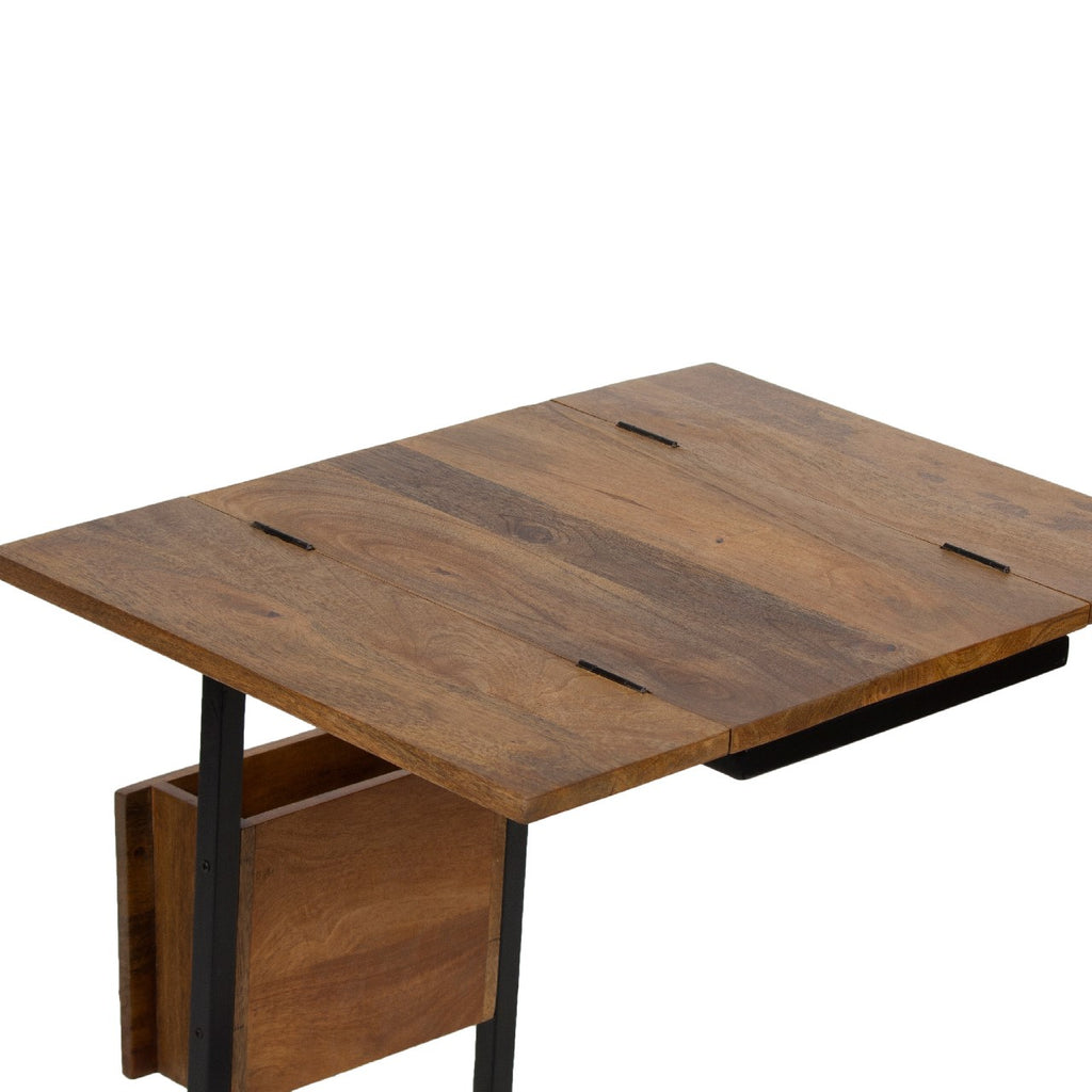 Allen Mango Wood Metal C Table