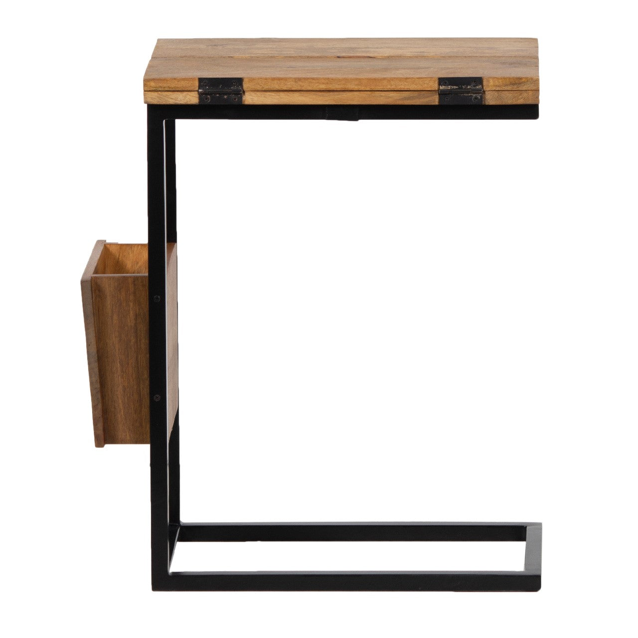 Allen Mango Wood Metal C Table