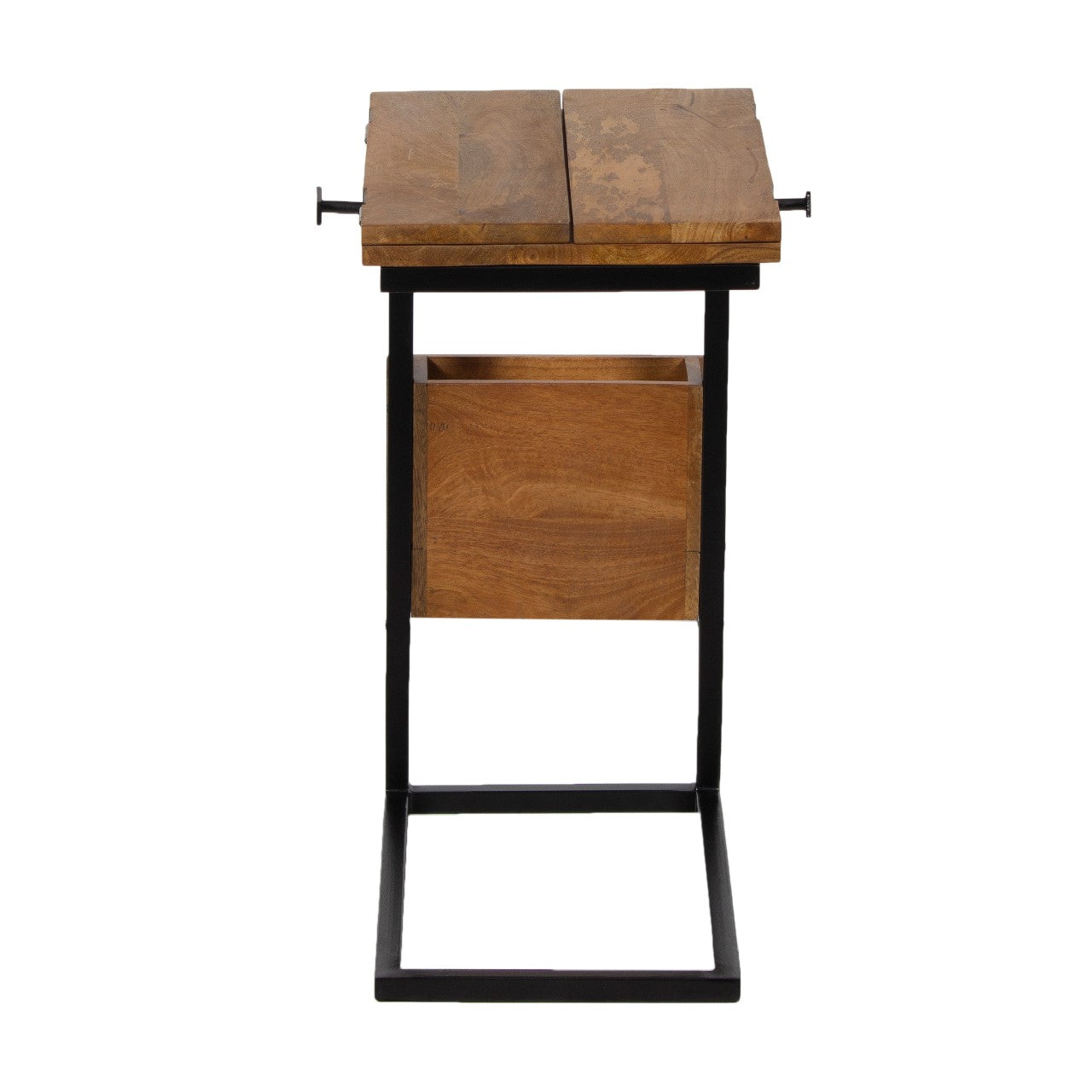 Allen Mango Wood Metal C Table