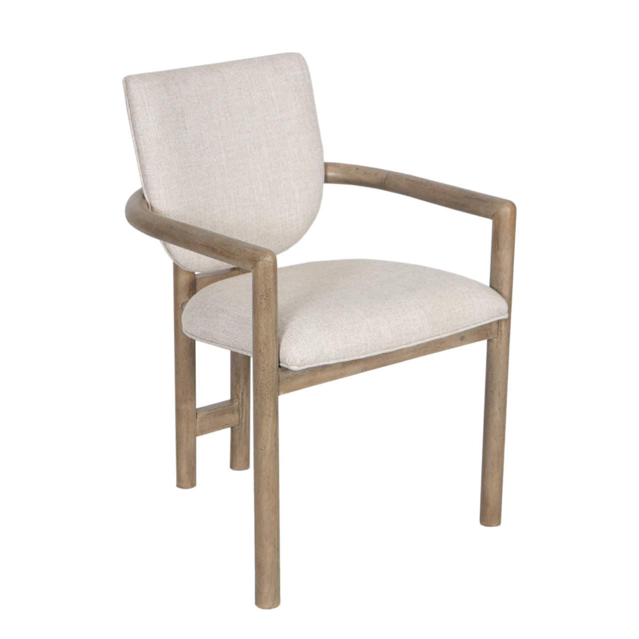 Allie Manog Wood Dining Arm Chair Upholstery