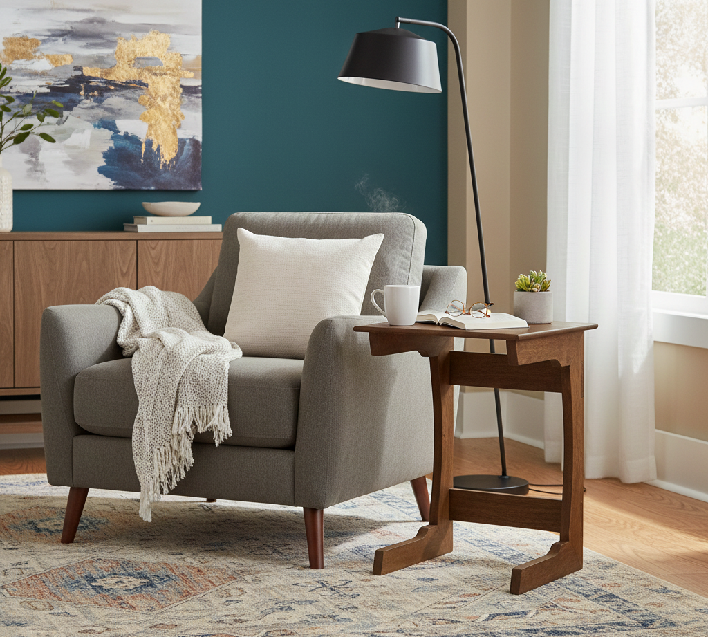 Almere Acacia Wood C Table