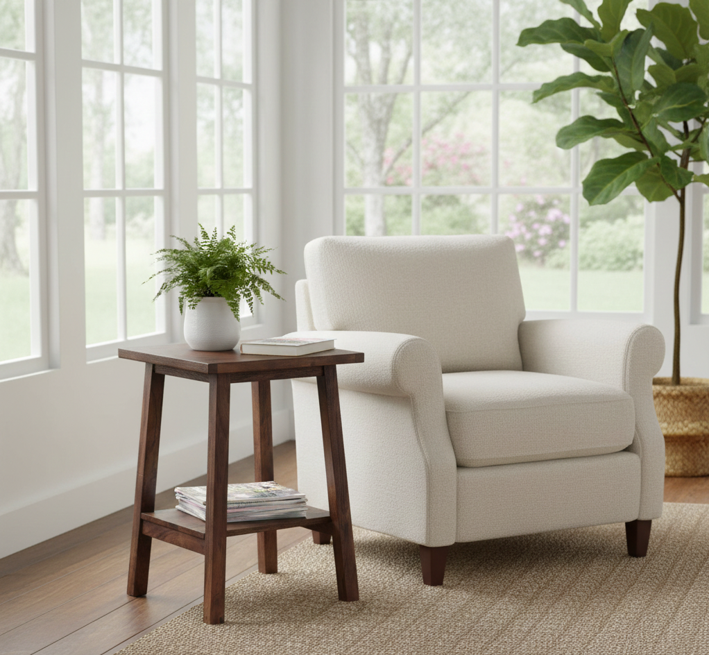 Amara Acacia Wood Side Table Small