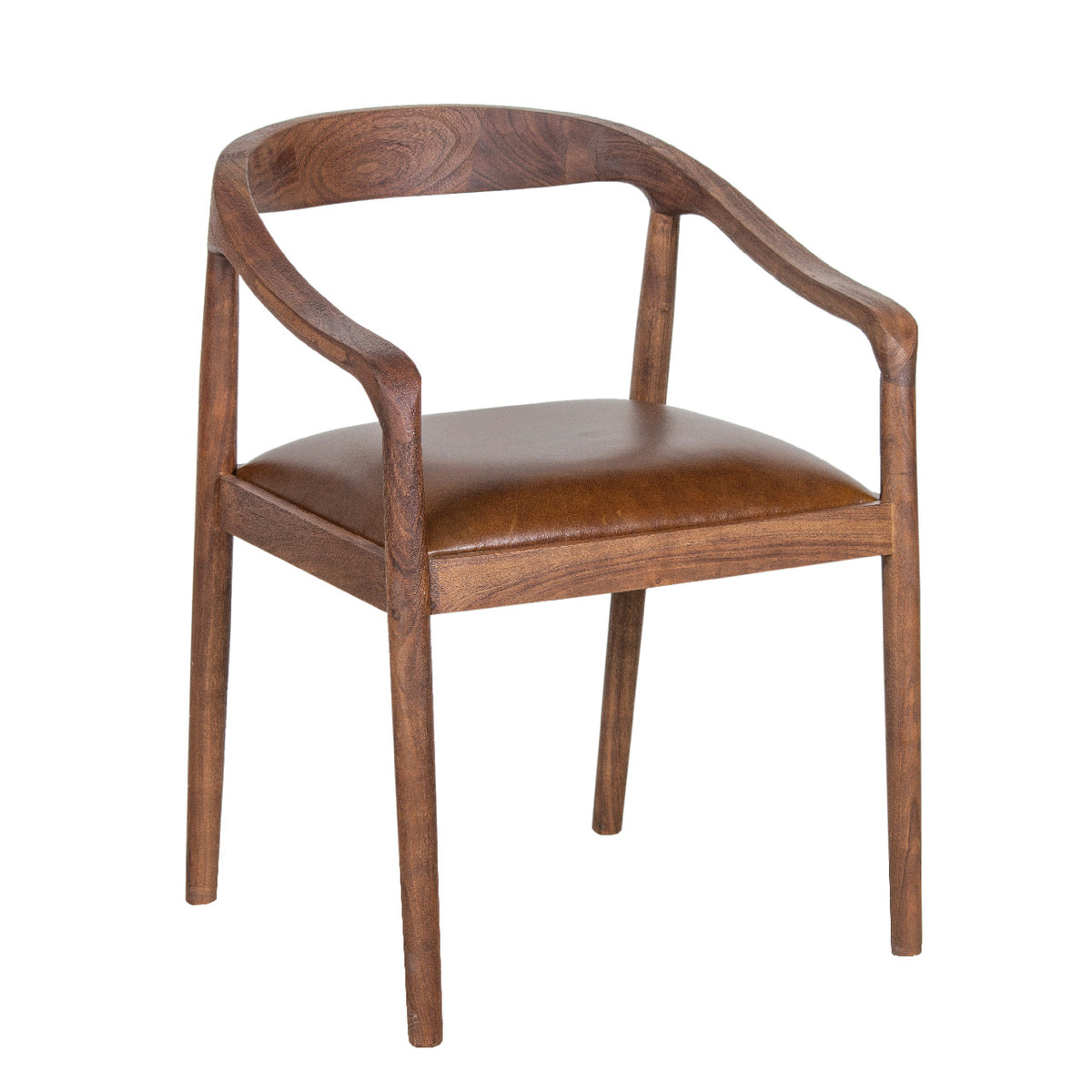 Anbu Acacia Wood Dining Armchair