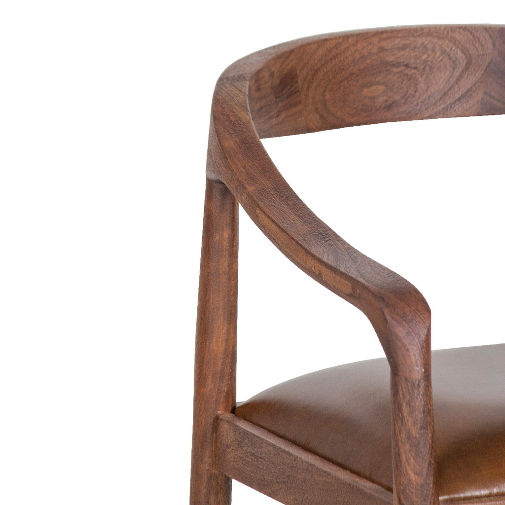 Anbu Acacia Wood Dining Armchair