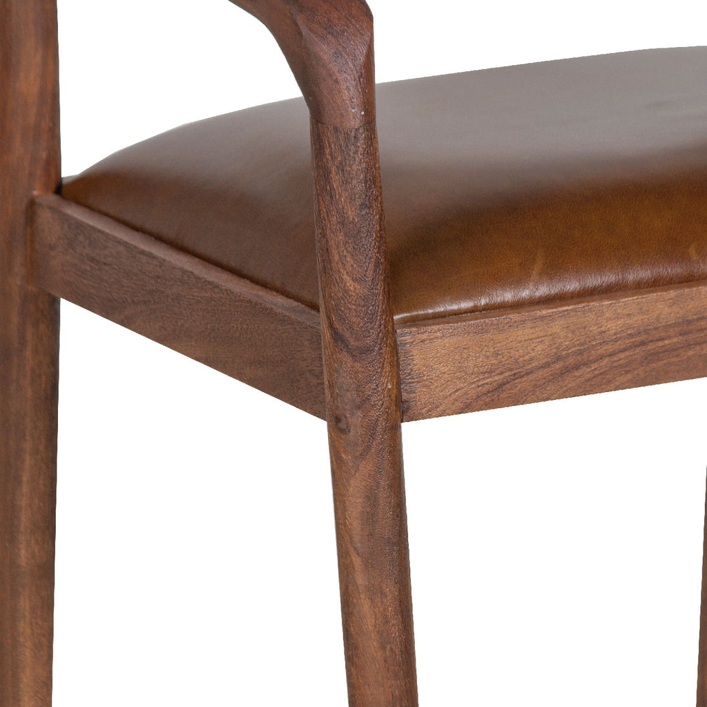 Anbu Acacia Wood Dining Armchair
