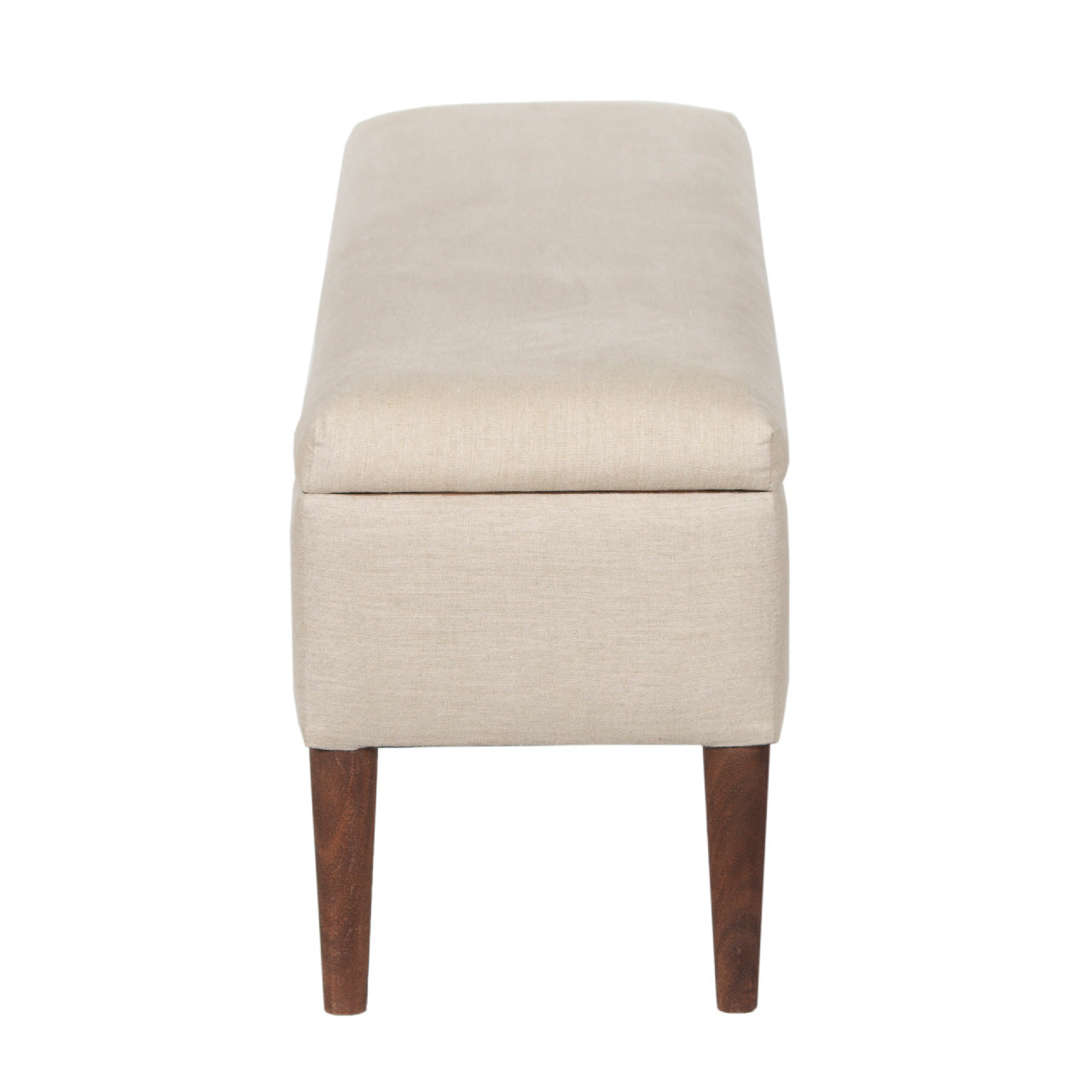 Anbu Acacia Wood Linen Storage Bench