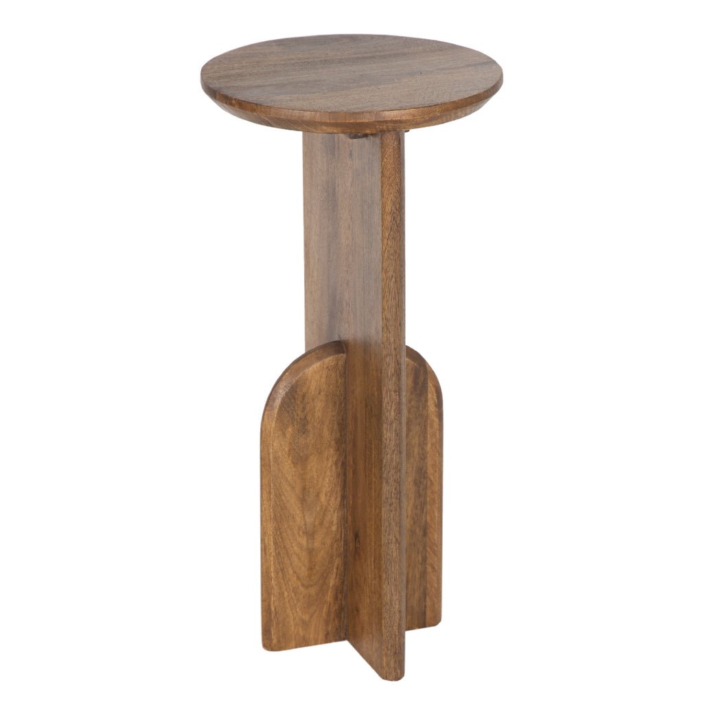 Anca Mango Wood Martini Table - Strip Pine