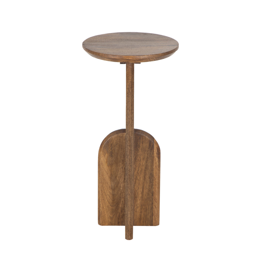 Anca Mango Wood Martini Table - Strip Pine