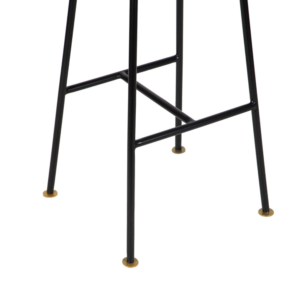 Aniko Metal Stand With Wood Seat Bar Stool