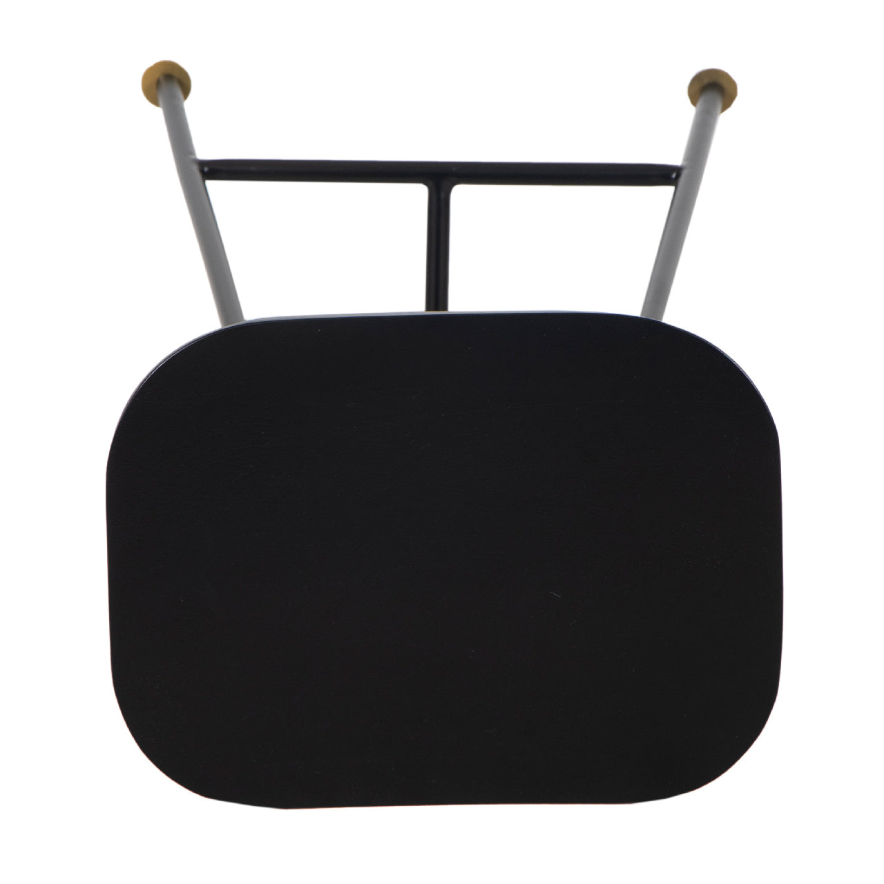 Aniko Metal Stand With Wood Seat Counter Stool