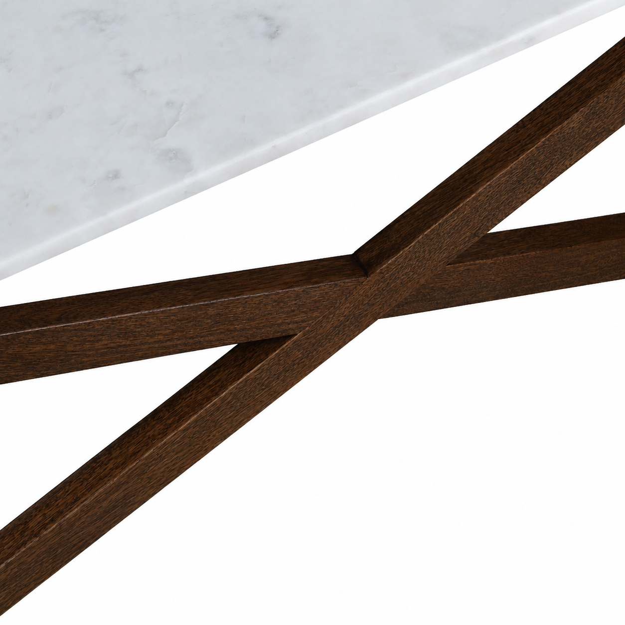 Antwerp Mango Wood Marble Coffee Table