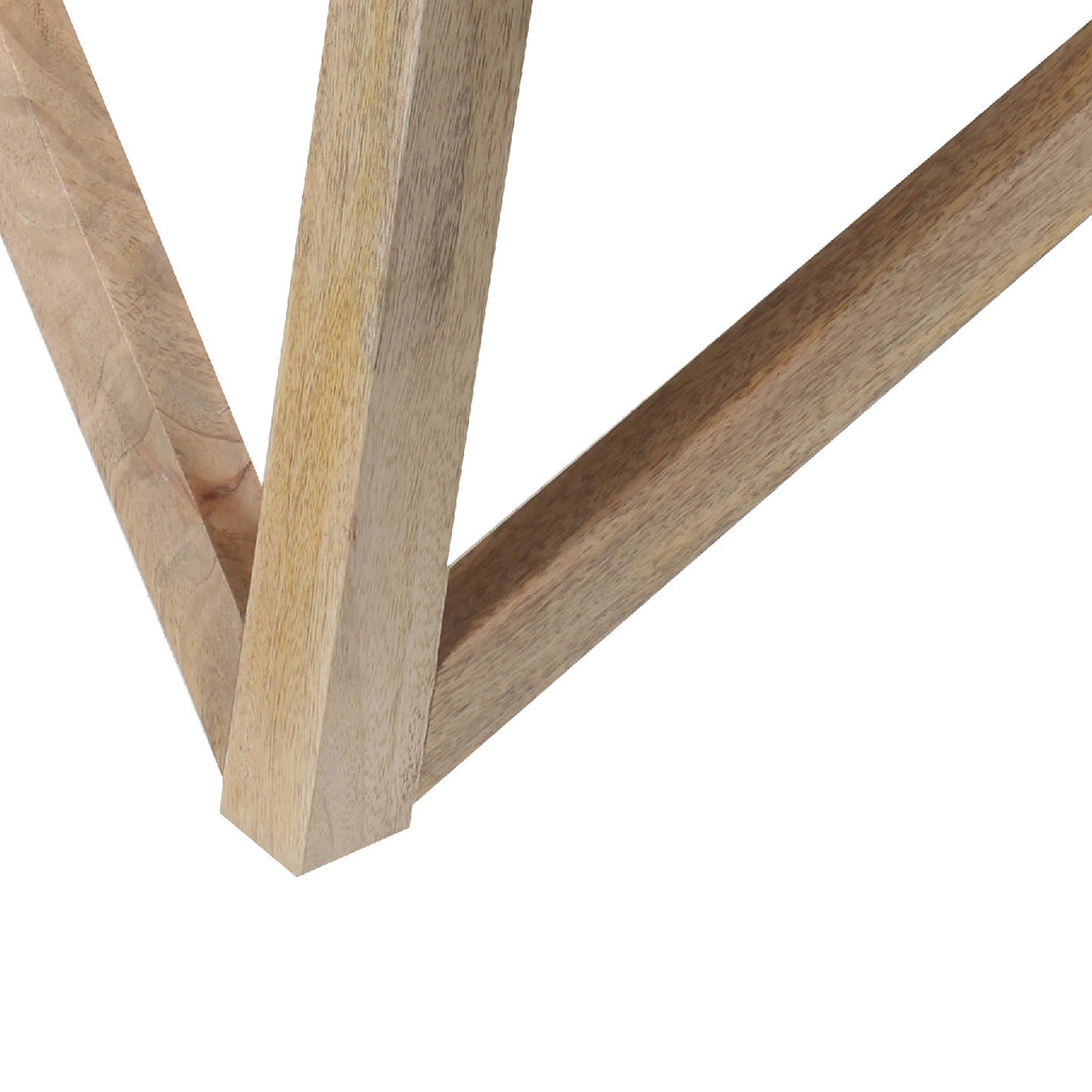 Antwerp Mango Wood Marble Coffee Table