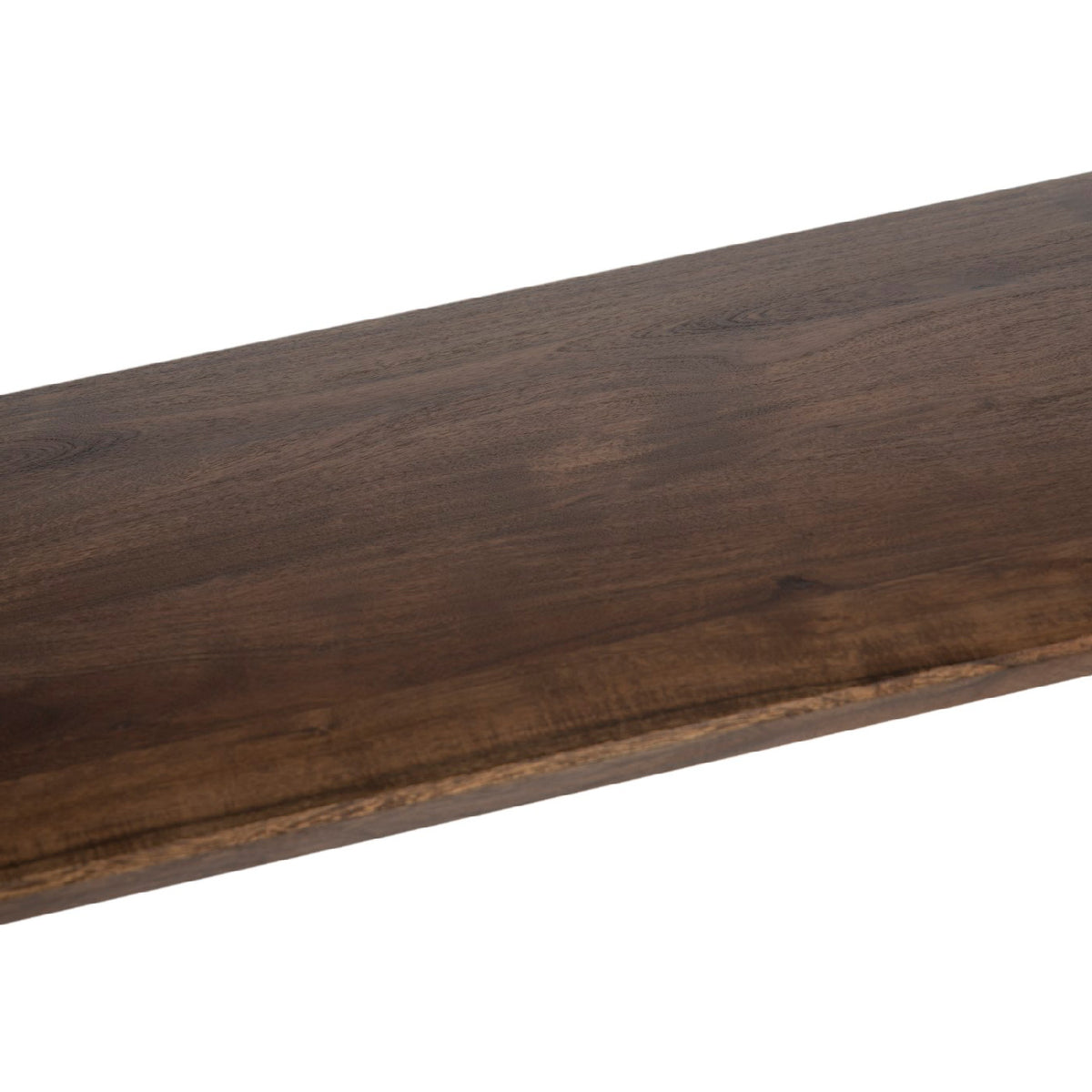 Arch Acacia Wood Oval Console Table