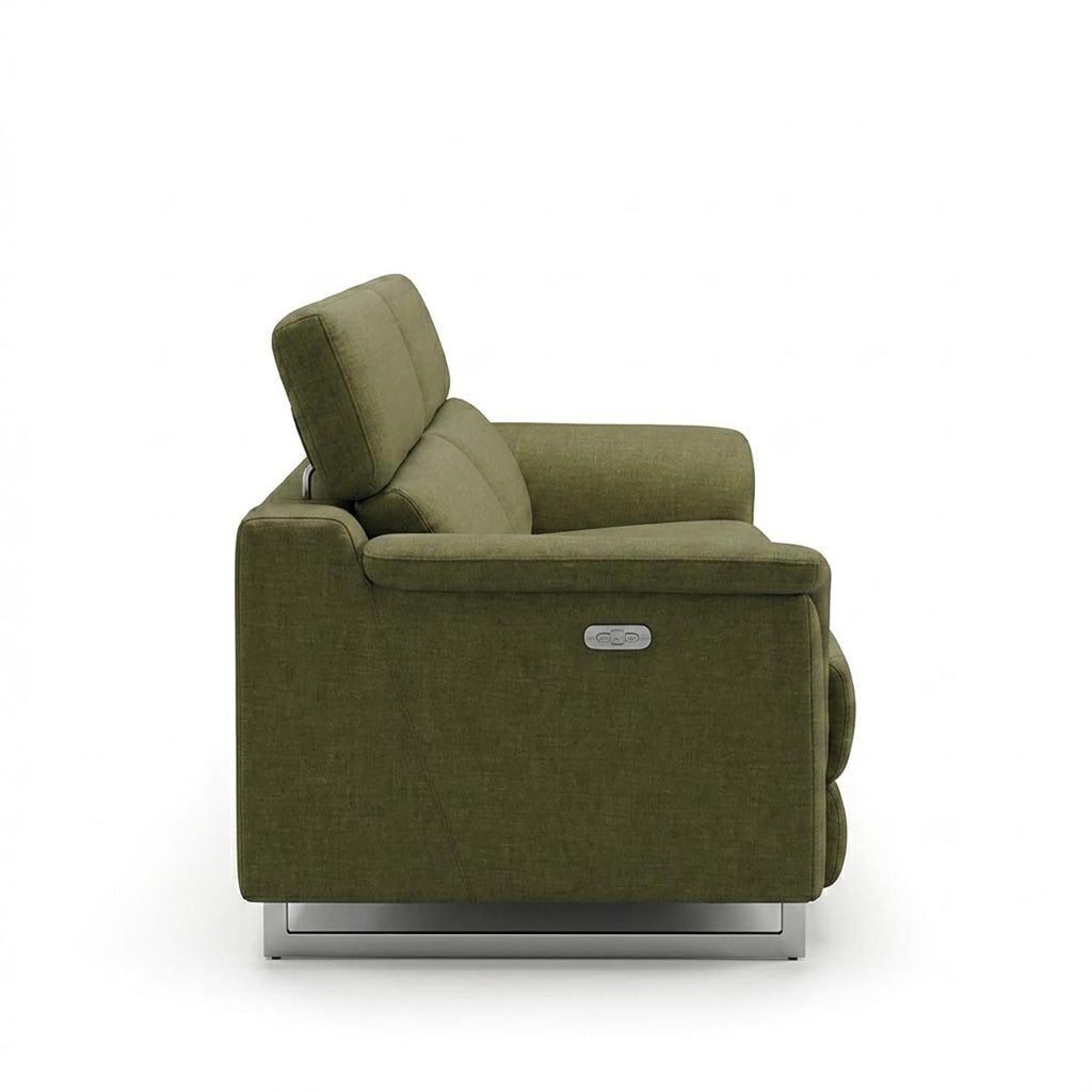 Arden Farbic Comfort Recliner - Moss Green