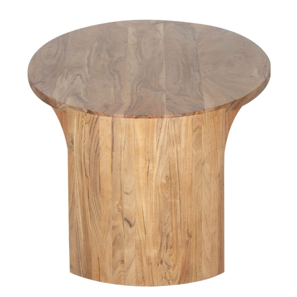 Aria Acacia Wood Oval Coffee Table
